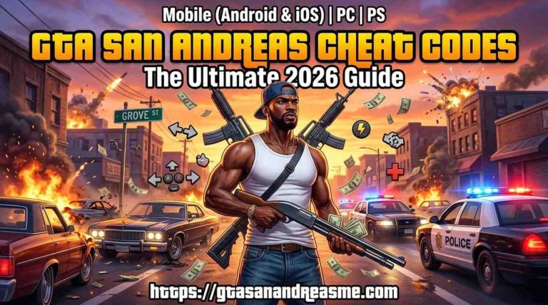 All GTA San Andreas Missions Explained Step By Step Ultimate GTA San Andreas Cheat Codes Guide 2026 768x428 